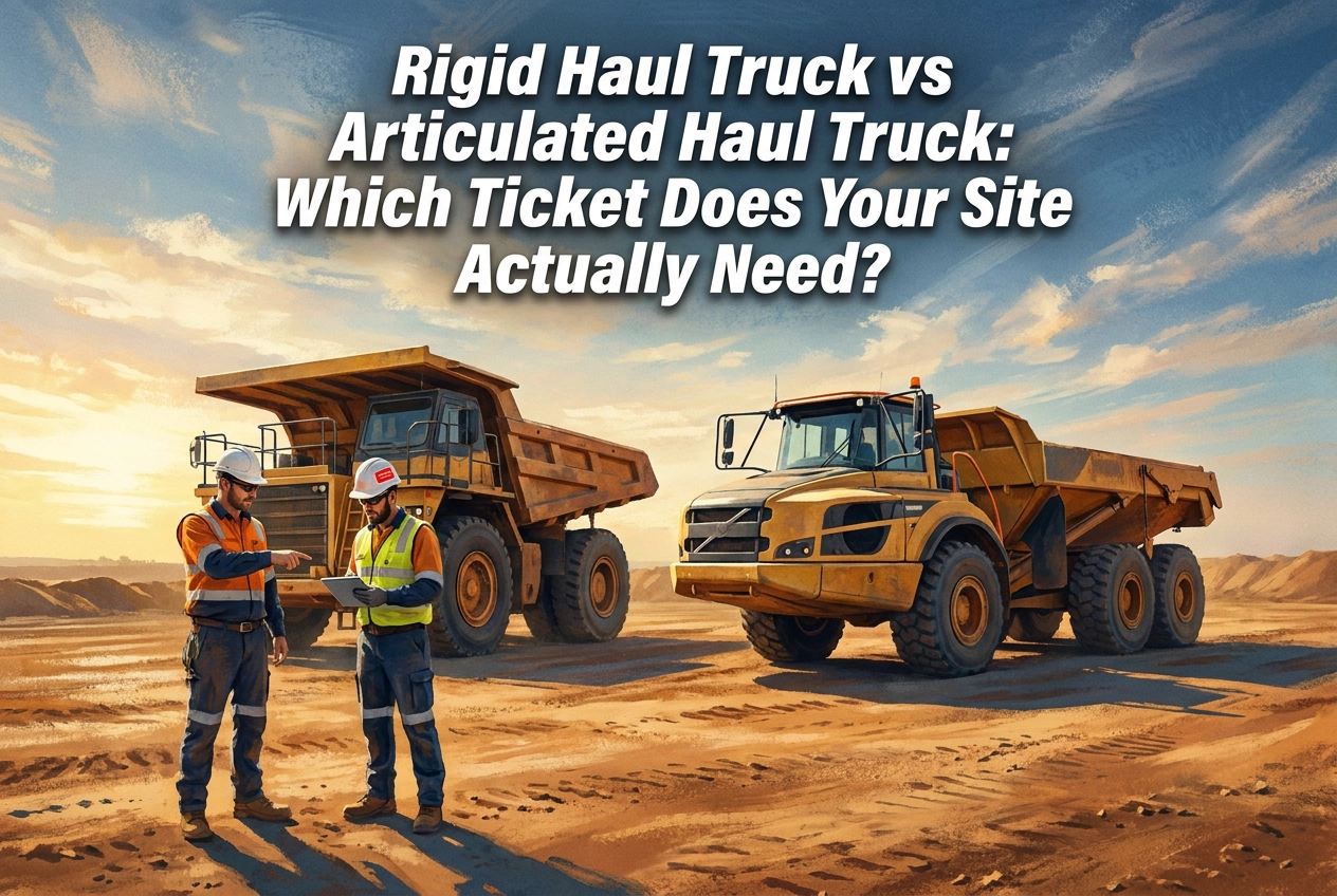 Rigid Haul Truck vs Articulated Haul Truck: Which Ticket Does Your Site Actually Need?