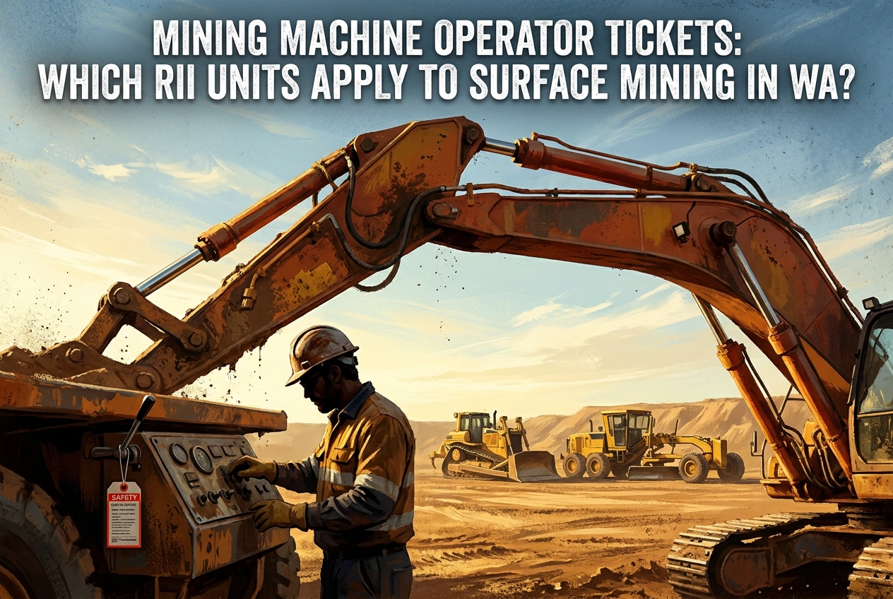 Mining Machine Operator Tickets: Which RII Units Apply to Surface Mining in WA?