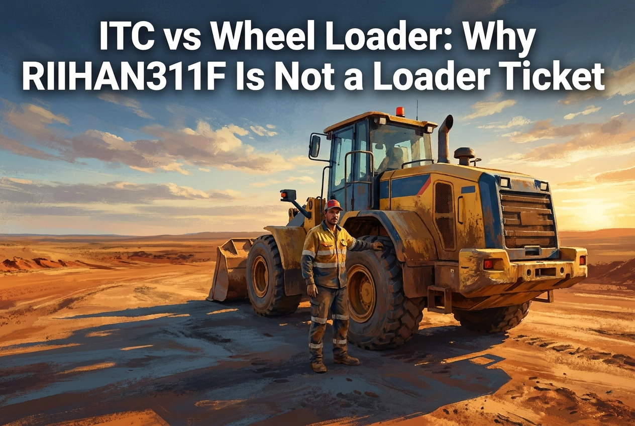 ITC vs Wheel Loader: Why RIIHAN311F Is Not a Loader Ticket